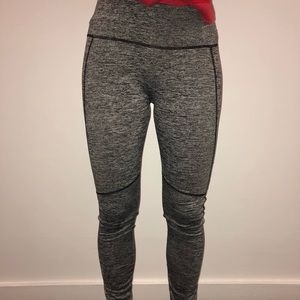 Gray Elastic Leggins